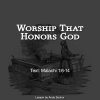 Worship That Honors God